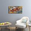 Rodeo Art Painting Western Riding Canvas Wall Decor Art Painting Prints On Modern Posters Prints Artwork for Living Room, Bathroom,Bedroom,Home