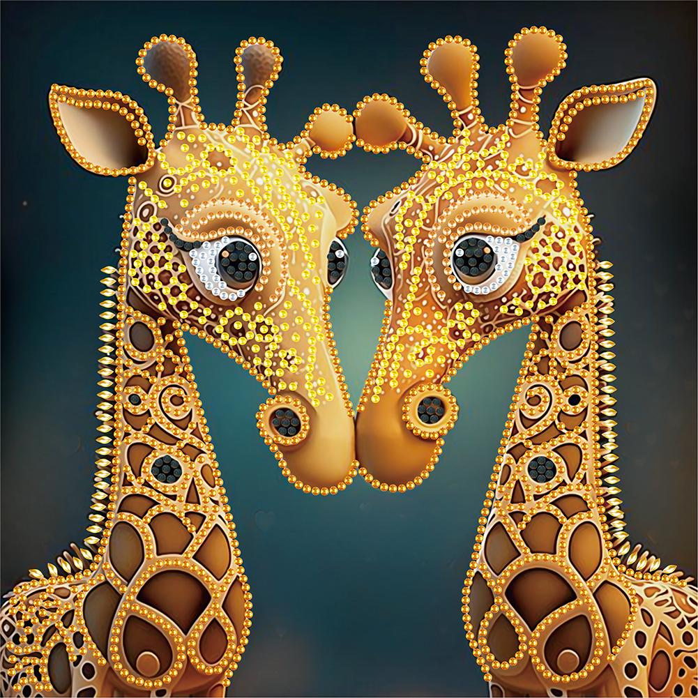 5D DIY Diamond Painting Animals Kit Partial Special Shaped Drill Home Decoration Abnormality Diamond Resin Diamond Painting