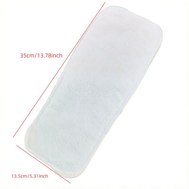 1Pcs 2/3 Layers White Microfiber Diaper Inserts 35X13.5Cm New Nappy Insert Use Together With Pocket Cloth Diaper