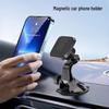 Car Console Magnetic Phone Holder with Rotatable PU Suction Cup