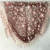 Women Soft Lightweight Lace Shawl Sheer Breathable Veil Scarf for Church Prayer Wedding Evening Party Wear