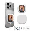 Mini Phone Vlog Selfie Monitor Screen Wireless/Wired Magnetic Back Camera Monitor for iPhone/Android Built-in Speaker