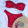 Becker's Amsterdam™ - Malibu Eendelige Rode Sensuele Baywatch Open Schouder Bikini Zwempak main image 1