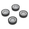 4PCS RC Drift Car Tires Rubber Drifting Wheel Tire Remote Control Model Car Tyre Replacement for AE86