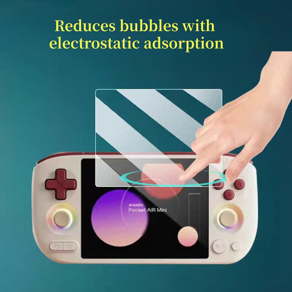 2/4/6Pcs HD Screen Protectors For AYANEO Pocket AIR Mini Game Console 4.2 inch Clear Tempered Glass Screen Protective Cover Film
