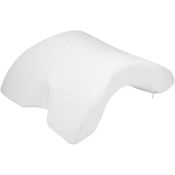 Oreiller cervical - t2669 - Coton à mémoire de forme - Confort médium - Réduit les maux de dos