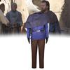Star Wars Obi Wan Blaue Cosplay-Anzug mit Stammesstil für Kostümveranstaltungen