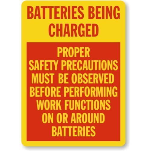 Battery Charging Area Danger Aluminum Weatherproof Sign pAluminum 20x30cm(7.8x11.8inch)