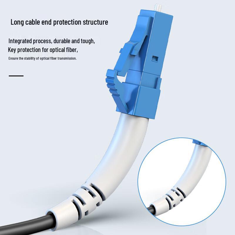 ZK Optoelectronics LC-LC Single-Mode Armored Outdoor Fiber Patch Cord