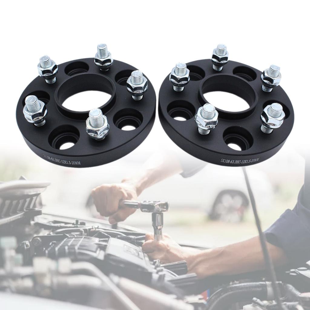 PCD 5x108 piasty dystansowe kół 20mm dla Focus ST225 RS MK2 MK3 piasty centryczne podkładki dystansowe kół część zamienna akcesoria