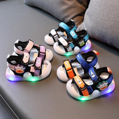 Children Sandals 2024 Summer New Light Baby Shoe Anti Slip Boy Girl Beach Shoes Soft Sole Breathable Baby Walking Shoe Kid Shoes
