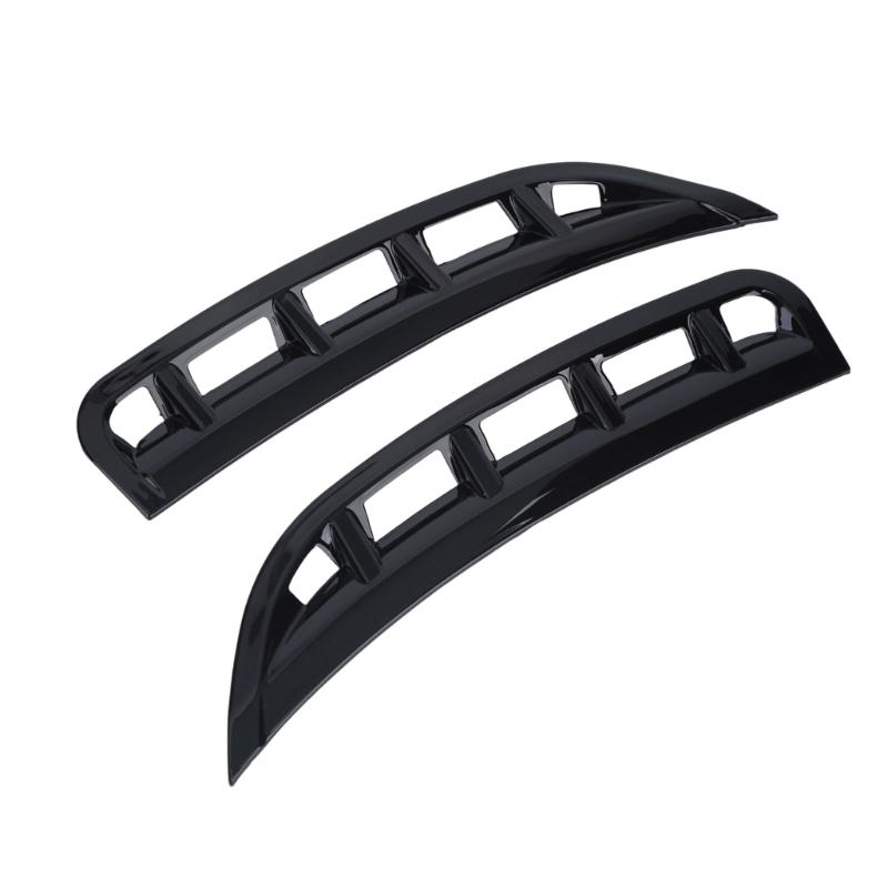 1 Pair Front Bumper Air Intake Accent Set, ABS Trim with Open-Section Detailing for W167 Both Corresponding Sides