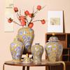 New Chinese Style Ceramic Vase - General's Jar for Showroom & Study Room Decor