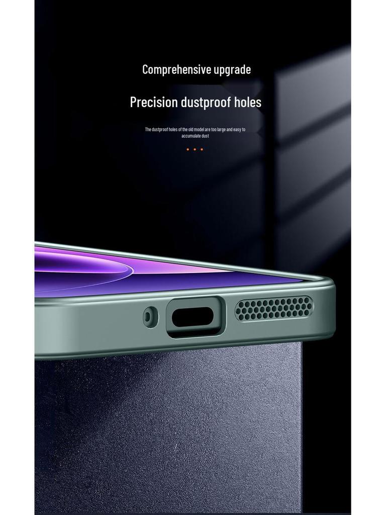 Xiaomi 17Pro Max Phone Case: Metal Lens Stand, Magnetic, Drop-Proof, Protective, Simple Design.