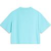 Li Ning X Disney Monsters University Disney Collaboration Series Letter Print Casual Breathable Short Sleeve T-Shirt Women T-Shirts Sky-Blue AHSU490-3