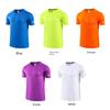 Unisex Quick-Dry Mesh Running T-Shirt with Reflective Design