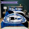 Set Copripiumino Trapuntato con Motivo Arminia Bielefeld Copripiumino Federa Decorazione per la Casa Regalo di Compleanno (1 * copripiumino + 2 * federe senza imbottitura)09
