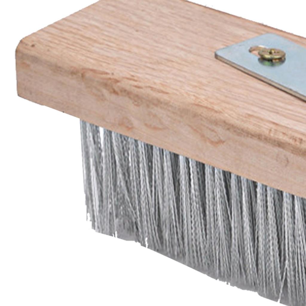 Stainless Steel Wire Floor Brush 50cm Strong Cleaning Heavy Duty Rough Surface Floor Brush Head