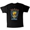 Five Finger Death Punch Kids T Shirt Trouble Official Black Ages 5-14 Yrs XL
