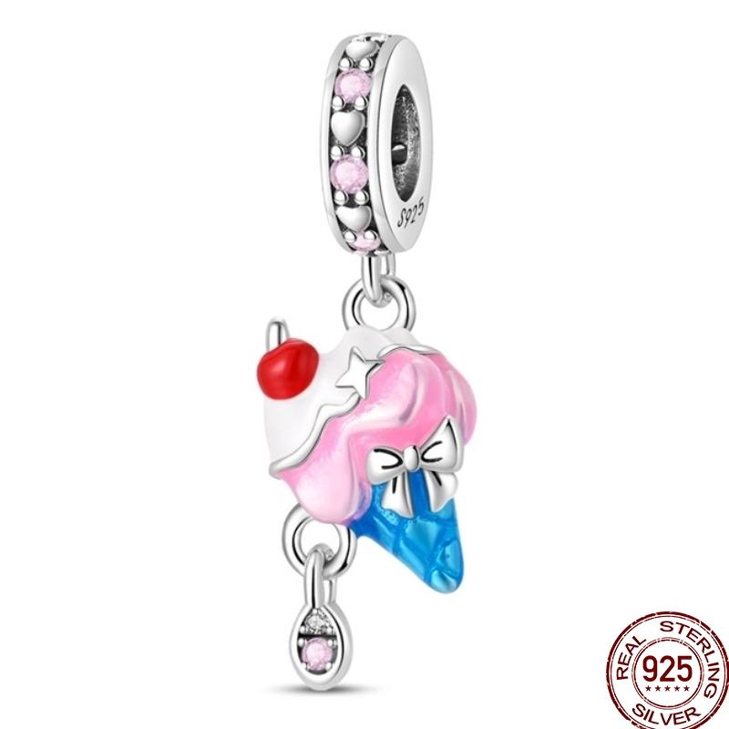 Original Copper Charm Beads Luminous Firefly Tarot Card Perfume Butterfly Bead For Women Diy Bracelet Charm Jewelry