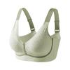 Large size, large chest, small underwear, women's thin bra, full cup, no steel ring, anti-sagging adjustment type, fat mm shrink bra.