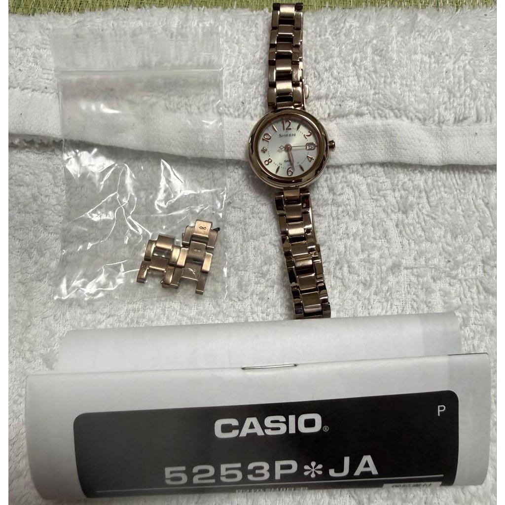 Used [Good condition] Casio SHEEN SHW-7100TCG ladies watch