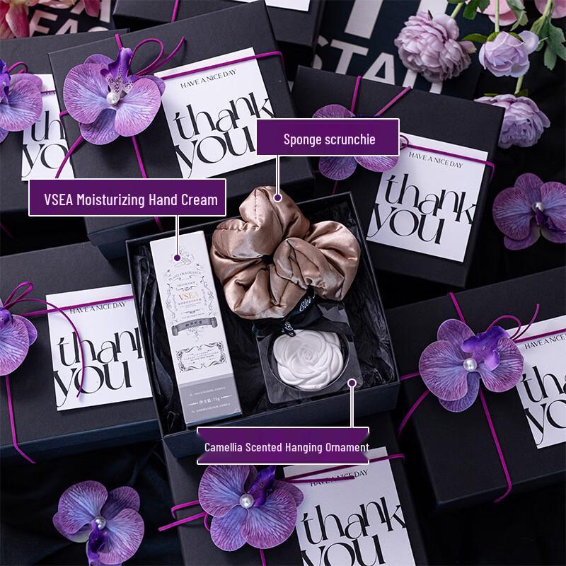 

Ailanhui Jia WJ Women s Day Mystery Purple Gift Box Mysterious Purple Square Box 3 with Tote Bag