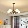 Mid-Century Nanyang Style Chandelier: Retro Space-Inspired Lighting for Living Room, Dining Room & Bedroom with Eye-Protection.