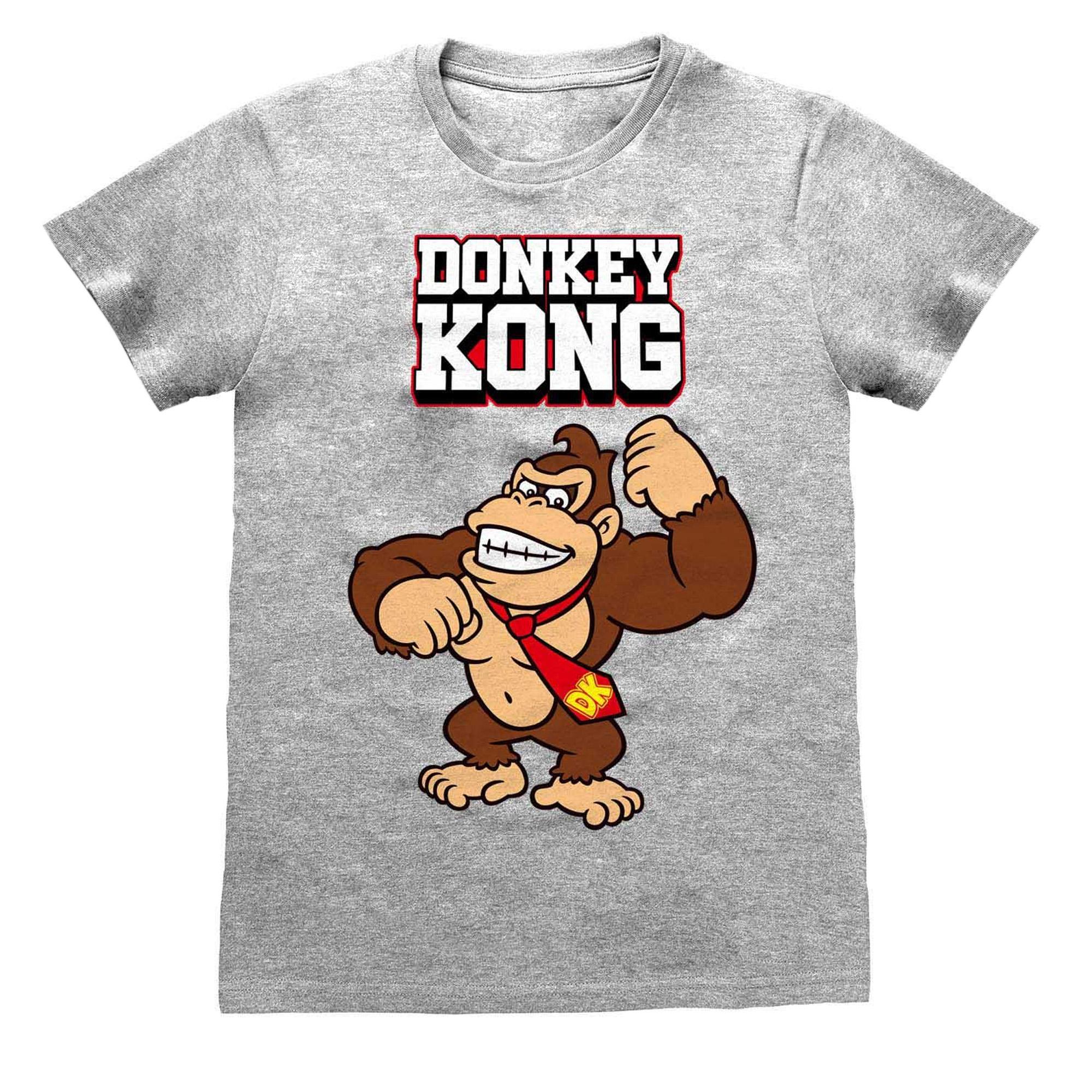 Nintendo Unisex Volwassen Donkey Kong T-shirt L