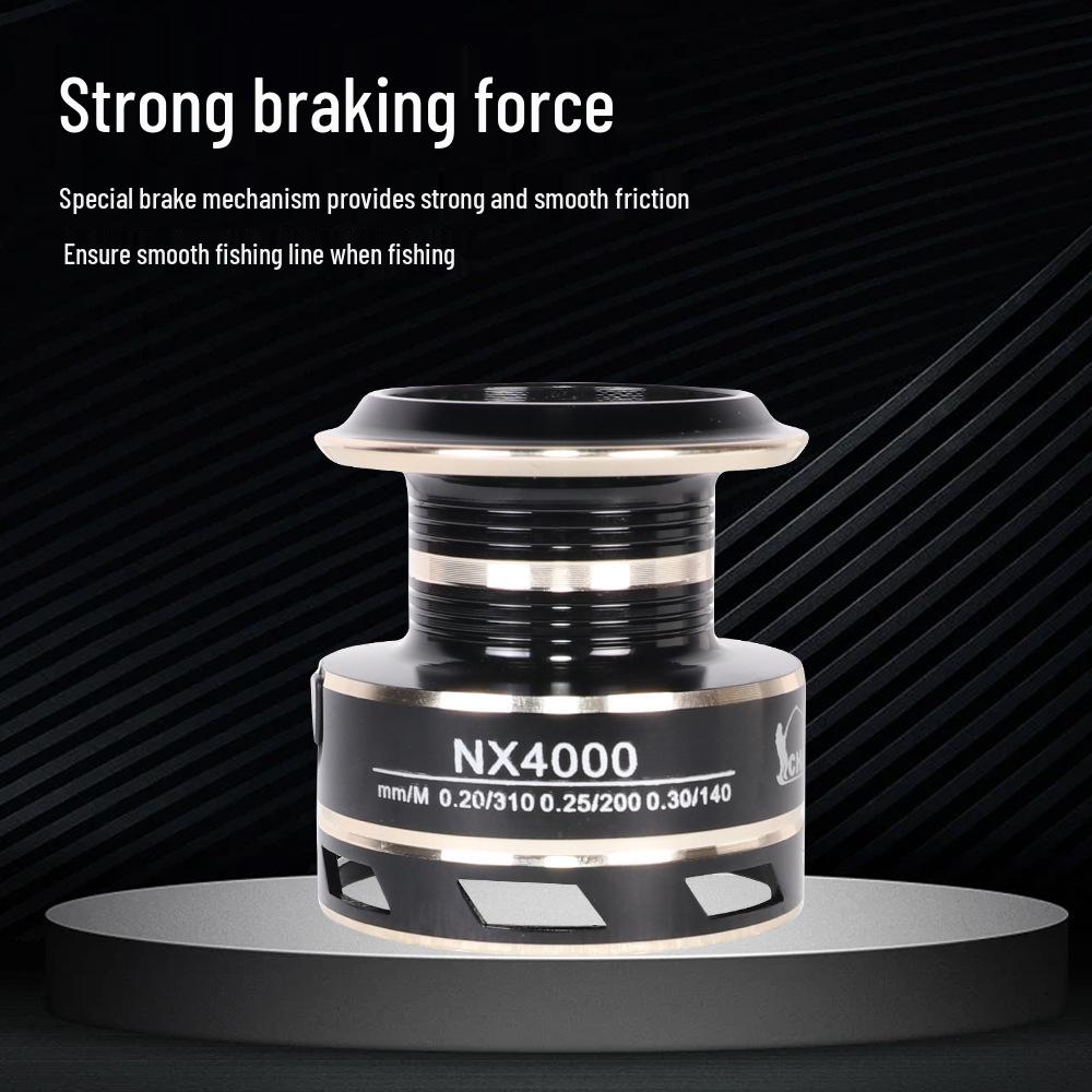 Cross-border NX Long Cast All-Metal Spinning Fishing Reel Imitating Car Wheel Design