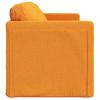 Vidaxl 2-in-1 Floor Sofa, Dark Yellow, 112X174X55 Cm, Fabric