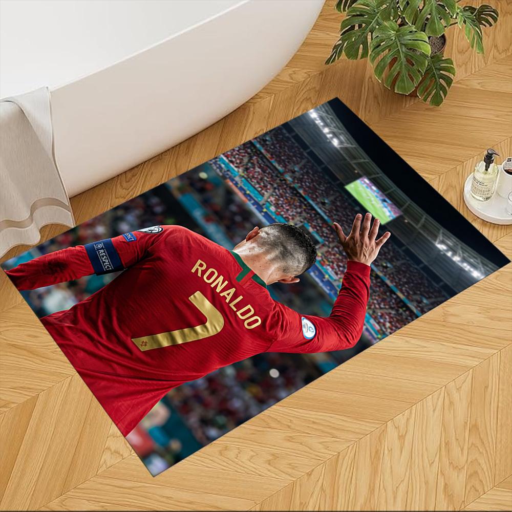 Cristiano Ronaldo Fußmatten Design für Wohnzimmer Foyer Küche Dekorieren Sie den Raum Rutschfeste Teppiche Büro Heimdekoration
