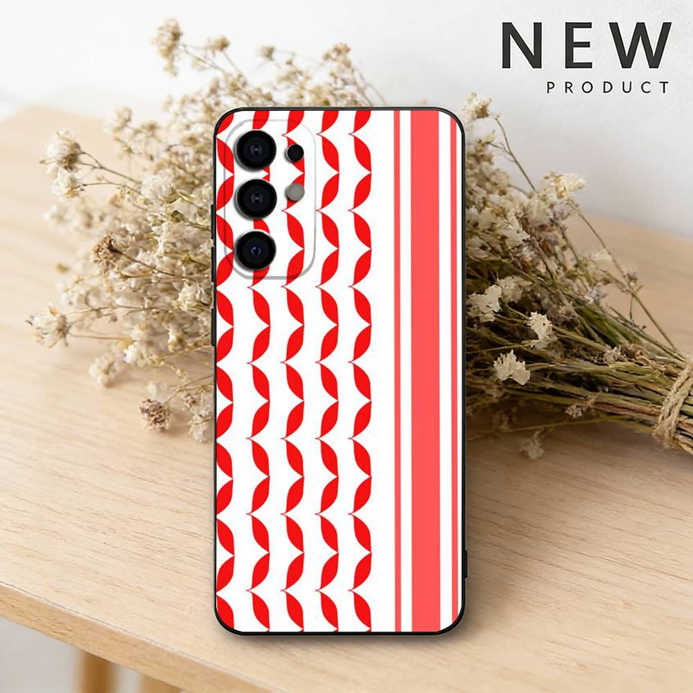 Étui de téléphone P-PalestineS Hattah K-Keffiyeh pour Samsung S26, 25, 24, 23, 22, 21, 20, 30, Ultra, Plus, Fe, Lite, noir.