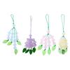 Blumen Handyanhänger Handyanhänger Stilvolles Accessoire Acrylmaterial Blumen Handykette Perfektes Geschenk für Frauen und Mädchen