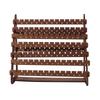 Large Capacity Wood  Earring Holder Anti-slip Jewelry Stall Display Retro Earring Rack  Women