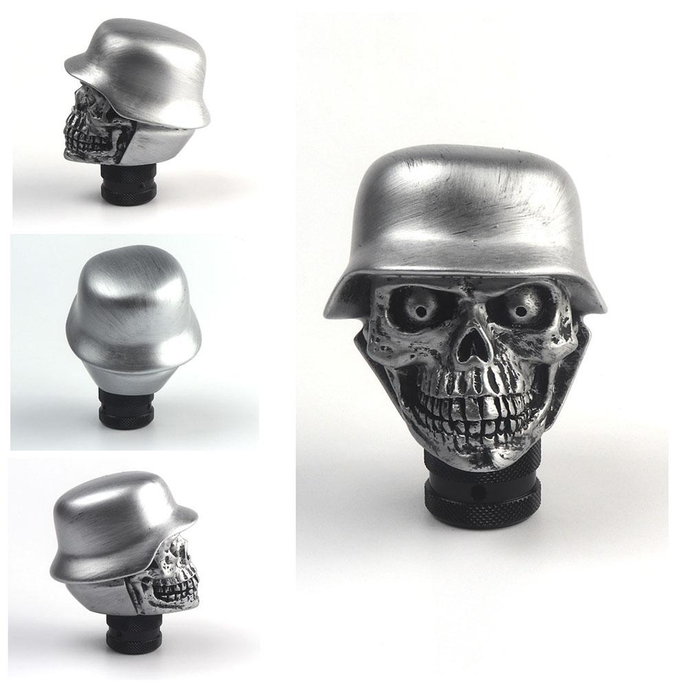 Car Skull Gear Shift Knob Skull Head Shifter Lever Eye-catching Halloween Manual Transmission Gear Shift Knob Car Accessories