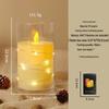 Simulated LED Bullet Candle String Lights - Decorative Acrylic Atmosphere Lights