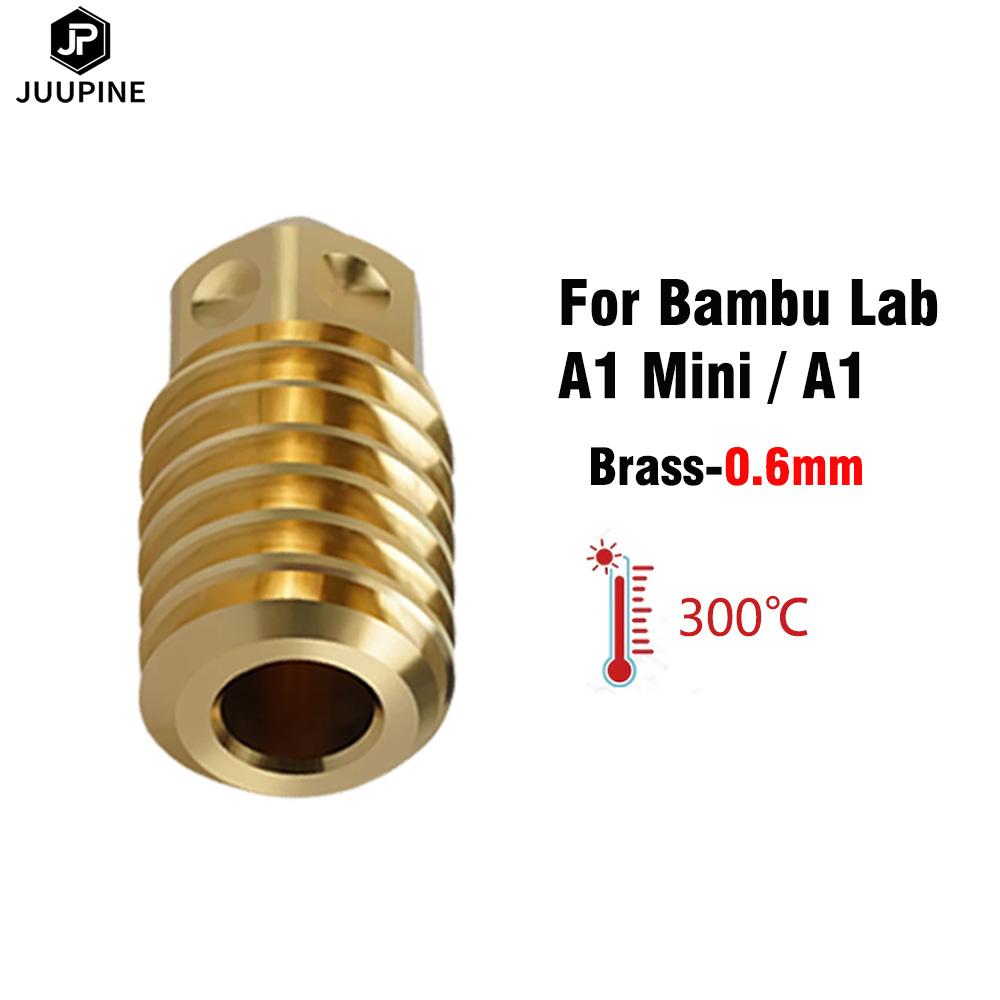 For Bambu Lab A1 Accessories Bambu Lab A1 Mini Nozzle Kit Brass Hardened Steel 0.2 0.4 0.6 0.8 For Bambulab A1 Upgrade Hotend