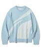 FILLUMINATE Symbol Jacquard Round Knit - Sky Blue