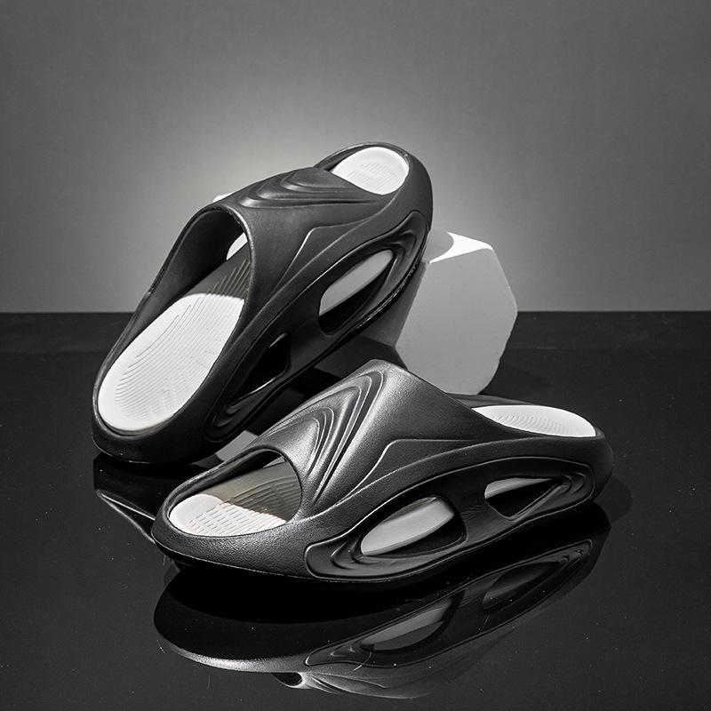 Herrars trendiga halkfria sommartofflor för inomhusbruk, hem och bad