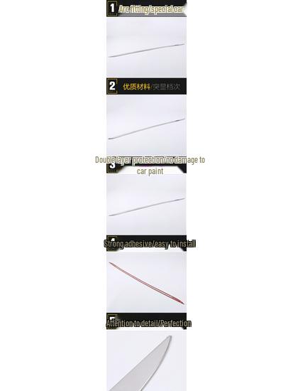 CX-5 Tailgate Trim: Rear Trunk Anti-Scratch Decorative Strip for 2017 Mazda CX-5