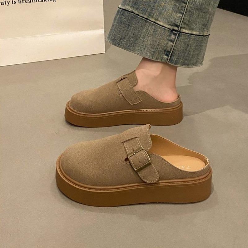 Men Mules Shoe with Arch Support Unisex Classic Beach Birkenstok Mens Shoes Men's Suede Sandals  Platform Heels