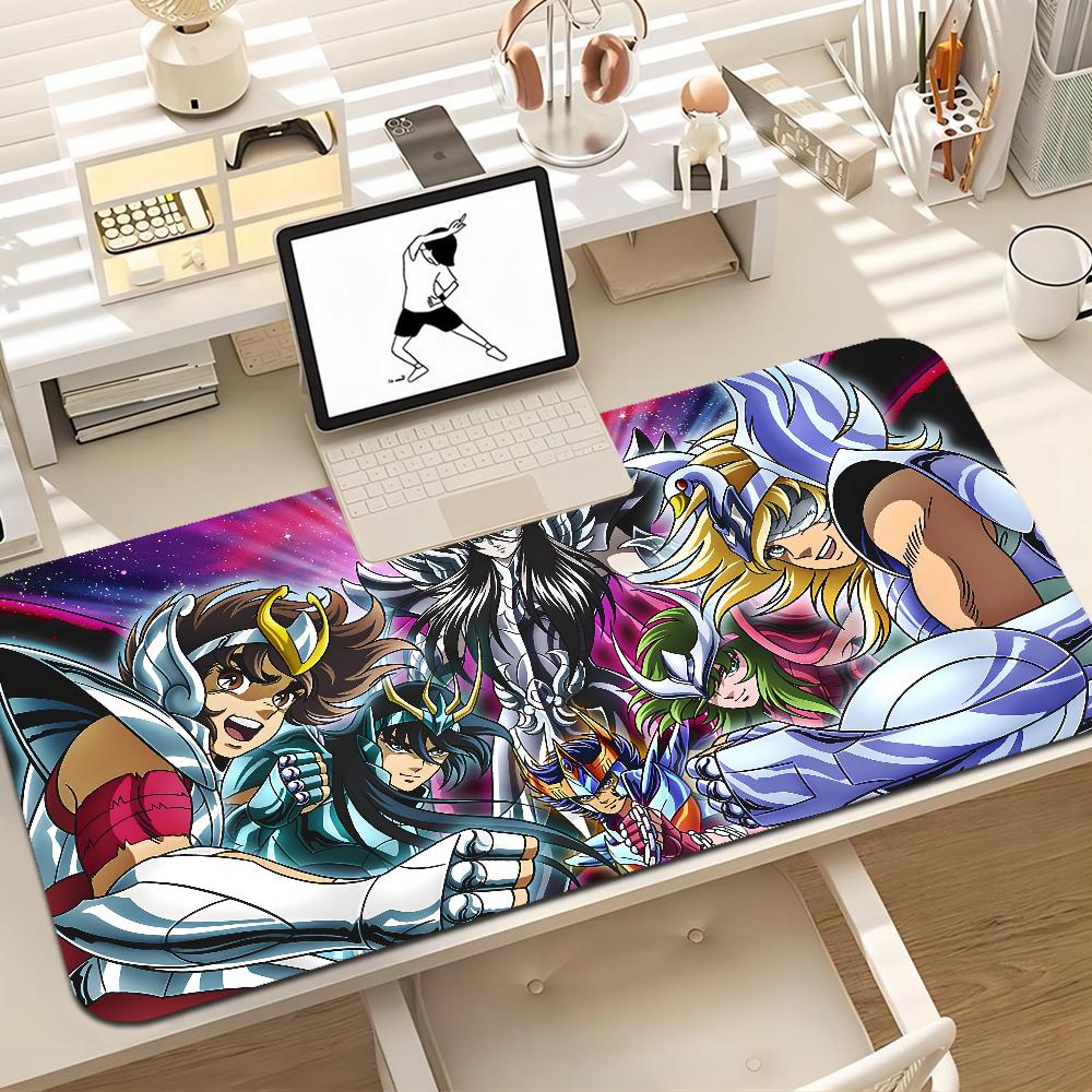 Knights Of The Zodiac Mousepad Boy Pad Natural Rubber Gaming Mousepad Desk Mat Size For Gameing World Of Tanks CS GO Zel