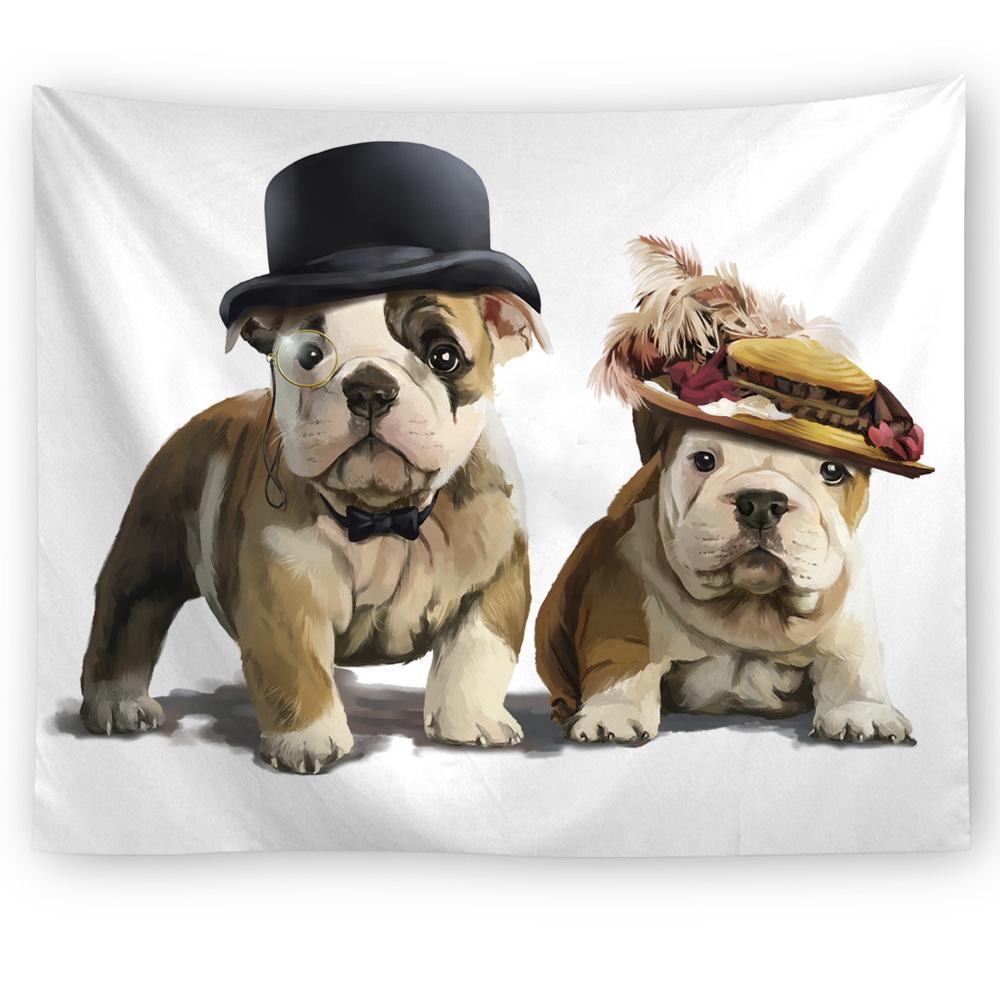 Grenzüberschreitende neue originelle Weihnachts-Tierheim-Tapisserie, Wandbehänge, Strandtücher und Teppiche