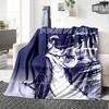 Customiz Name Personality Byakuya Kuchiki (2) Blanket Soft &Warm Sofa Office Bed Travel Lunch Break Blanket, Gift Suitable for All Seasons