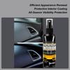 Trim Restorer Automotive 120ml All Purpose Quick Liquid Auto Supplies Car Seat Cleaner For Truck Dashboards Door Frames Door