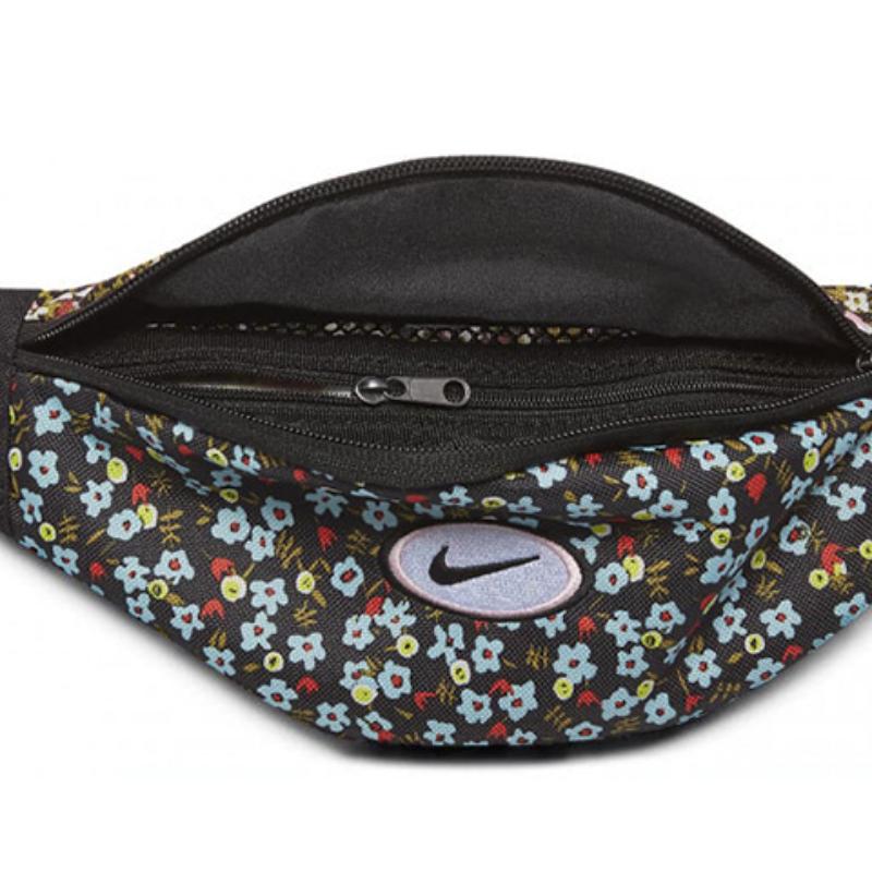 Nike Heritage Polyester Fanny Pack Small Size Unisex Black Casual CW9257-010