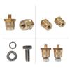 M6 Thread Male Brass Battery Terminal Charging Posts Battery Repair and Modification Accessories Outer 8mm Inner 8mm