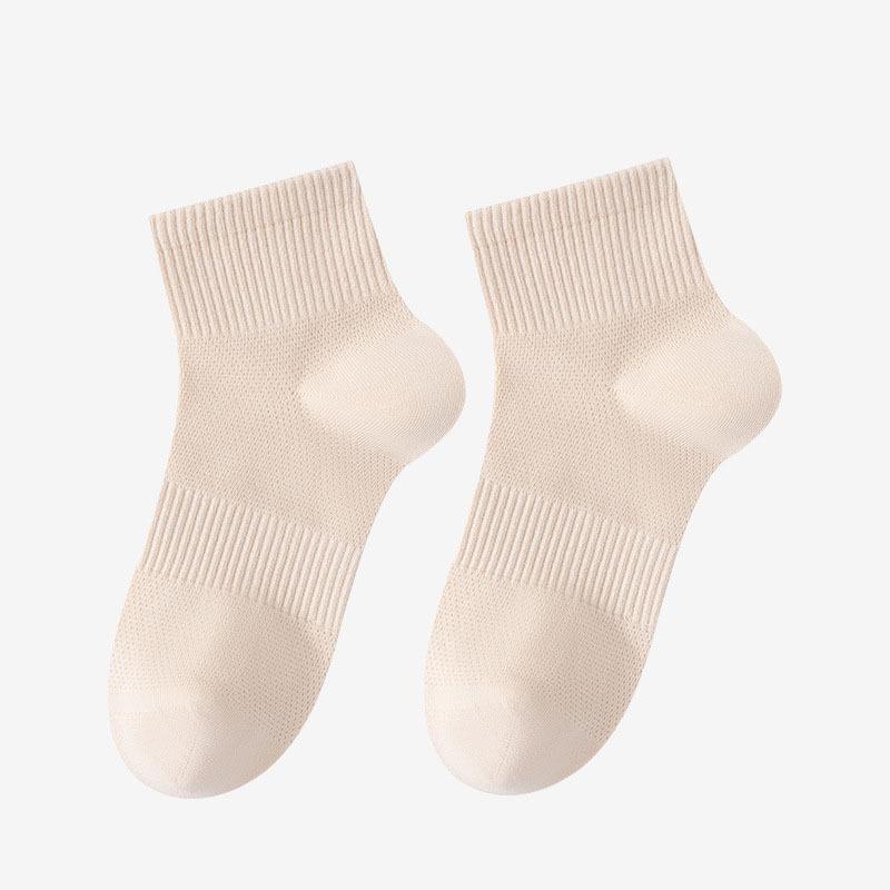 

Женские летние дышащие сетчатые носки — дезодорирующие, впитывающие пот, с неглубоким вырезом, тонкие. One Size Invisible Socks