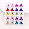 Mixed Color Crystal Buckles - Handmade Double Hole Glass Diamond for DIY Clothing